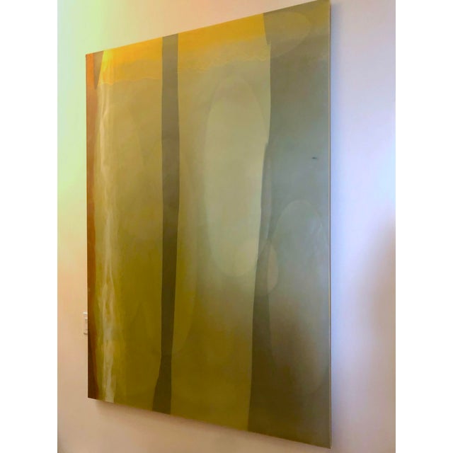 Lynn McCarty "Reservoir" 2003, Reg# LC03x 8 oil on aluminum 72 x 50 inches Purchased at Nancy Hoffman Gallery, Soho, NYC...