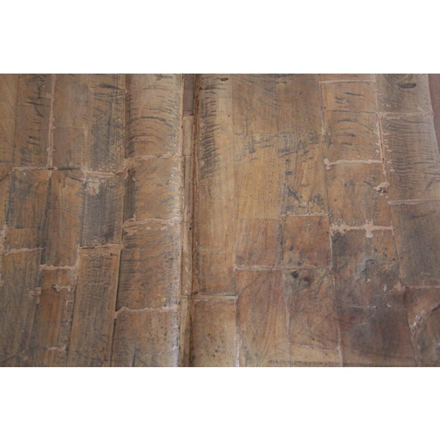 Large Vintage Art Deco Butcher's Block Table, 1930s For Sale - Image 16 of 18