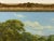 Lush Green English Countryside with Cottage & River by British Landscape Artist 1980 Circa For Sale - Image 4 of 18