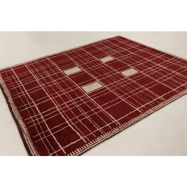 This 8x10 contemporary rug from Rug & Kilim’s Art Deco collection is a striking masterpiece of geometric design. Hand-...