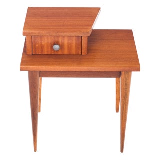 Vintage Nightstand in Varnished Wood, France, 1960s For Sale