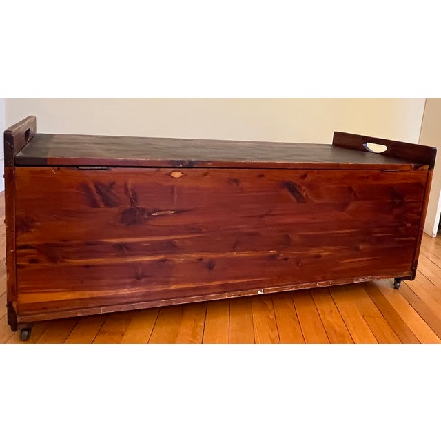 Early 20th Century Vintage Cedar Chest, Ferguson Bros. Manufacturing Co. For Sale - Image 5 of 17