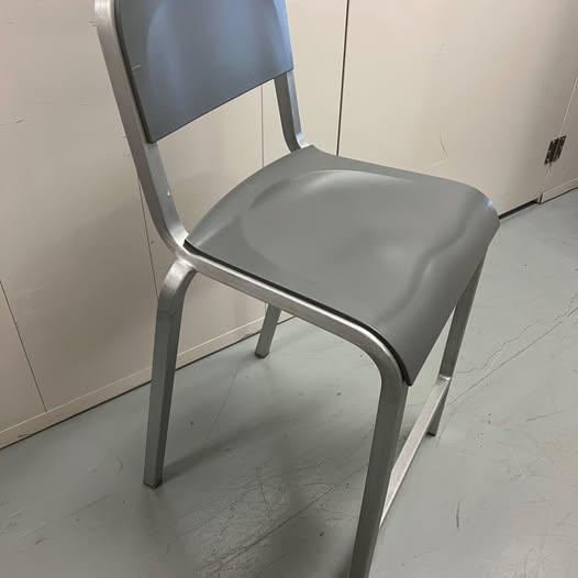 Modern Emeco 1951 Custom Counter Stools - Set of 6 For Sale - Image 3 of 8