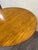Vintage Solid Oak Round Pedestal Dining Table For Sale - Image 9 of 11