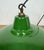 Industrial British Green Enamel Factory Pendant Lamp, 1960s For Sale - Image 11 of 15
