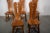 Brutalist Vintage Brutalist Dinning Chairs in Oak from De Puydt, 1970, Set of 5 For Sale - Image 3 of 12