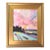 Pastel Impressionist Landscape Painting Including the Antiqued Gold Wood Frame For Sale