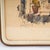 Antique Watercolor with Panoramic View, Signed Lutes, 2000s, Wood For Sale - Image 3 of 6
