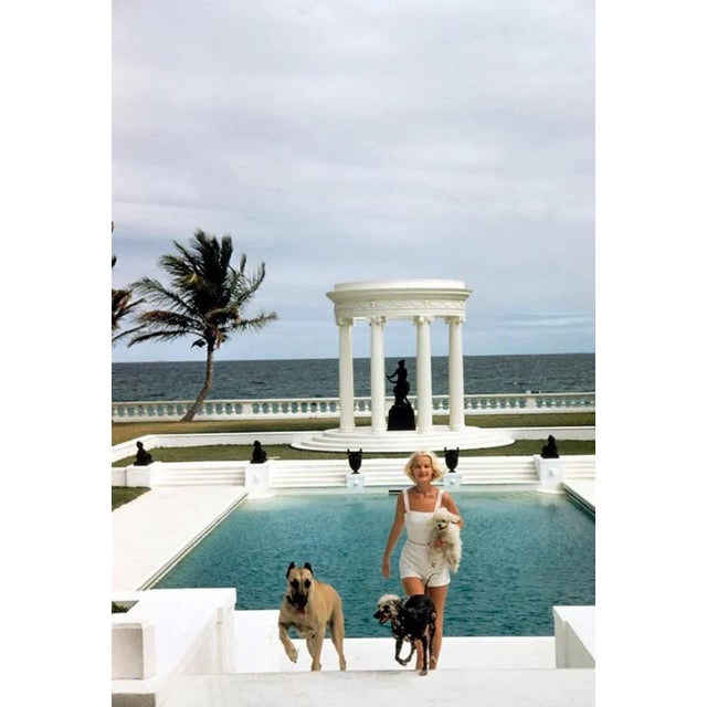 CZ’s Dogs 1955 by Slim Aarons Slim Aarons Limited Estate Edition Mrs F C Winston Guest (1920 – 2003) (aka Cee Zee Guest)...