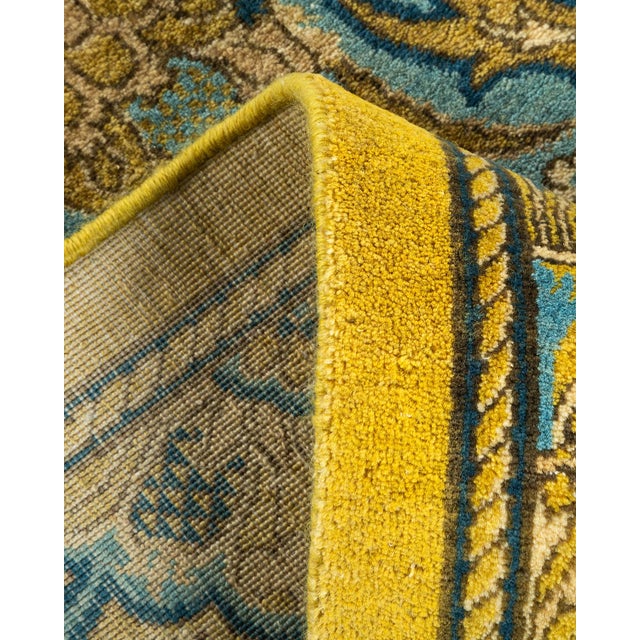 Mogul, One-of-a-Kind Hand-Knotted Area Rug - Green, 12' 2" x 15' 0" For Sale In New York - Image 6 of 8