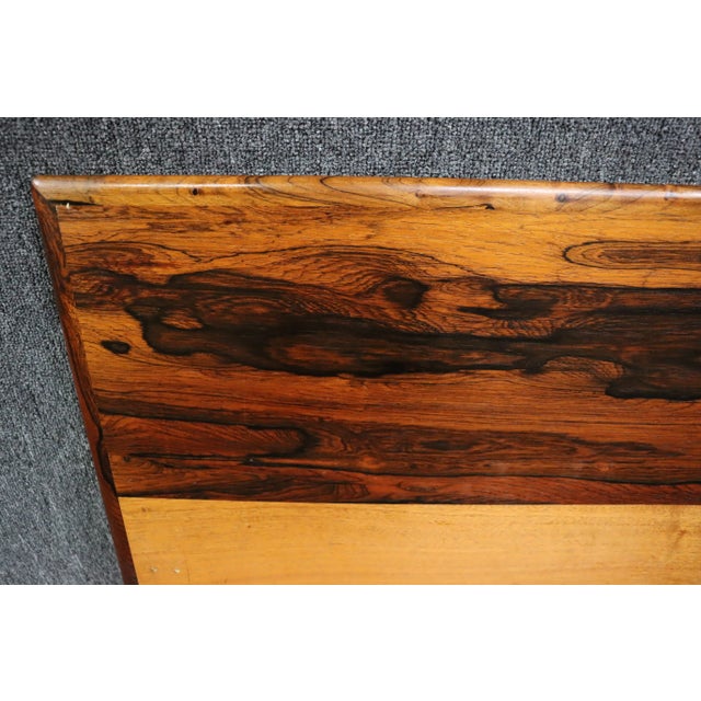 Mid 20th Century Mid Century Rosewood Double Headboard For Sale - Image 5 of 7