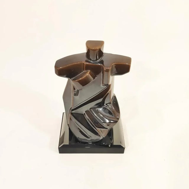 Eduardo Lastres, Cubist Sculpture, 1980s, Ceramic For Sale - Image 4 of 7