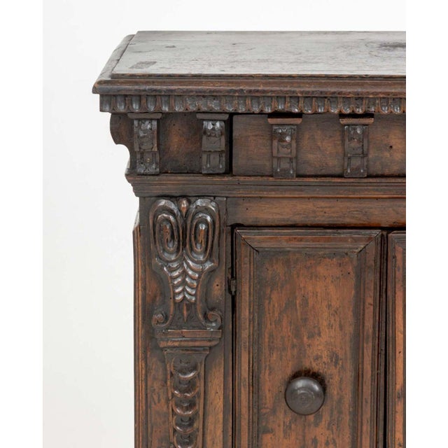 Renaissance Italian Renaissance Walnut Cabinet, 17th C. For Sale - Image 3 of 8