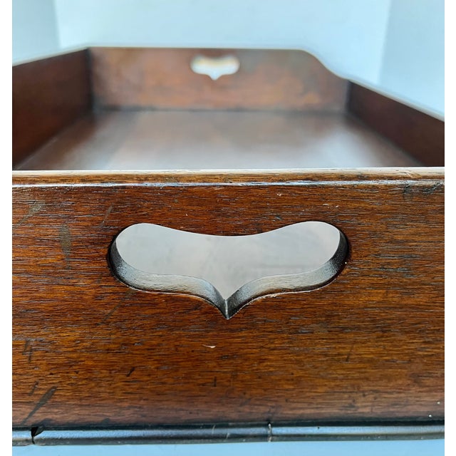 Antique English Mahogany Butlers Tray For Sale - Image 15 of 15