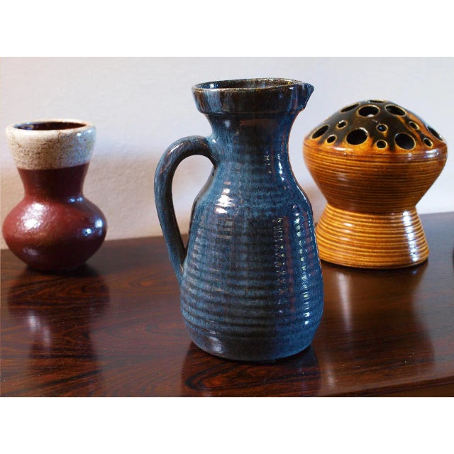 Mid-Century Modern Ceramic Pitcher from Accolay For Sale - Image 3 of 18