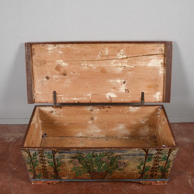 Painted Fir Chest, Early 1900s For Sale - Image 13 of 18