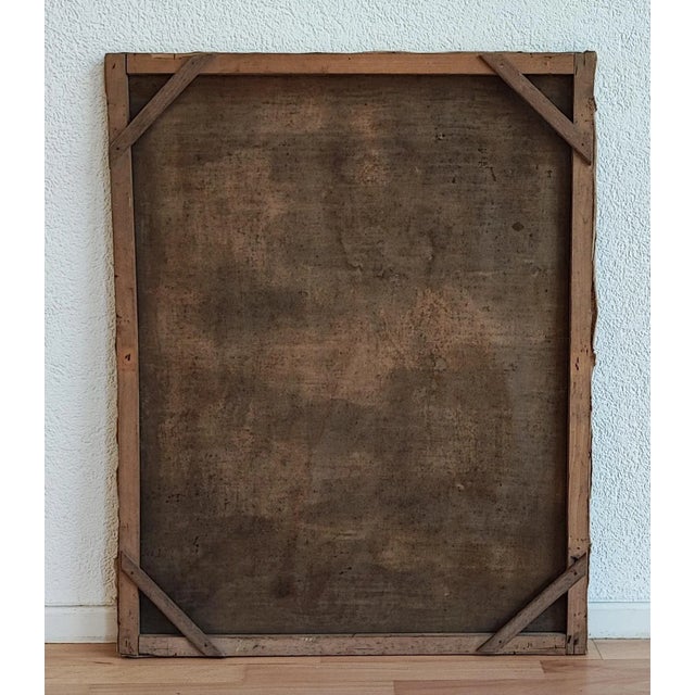 S. Peyret, Portrait of a Man, 1872, Oil on Canvas For Sale - Image 8 of 9