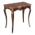 19th Century French Louis XV Marble Top Walnut Console Table For Sale