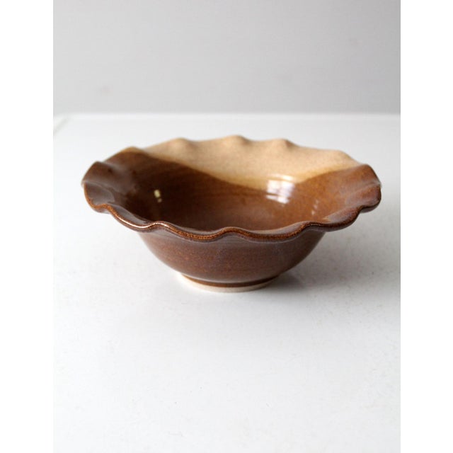 Late 20th Century Vintage Studio Pottery Bowl For Sale - Image 5 of 10