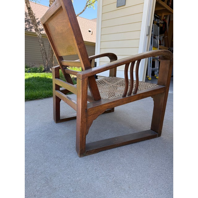 Art Deco 1940s Art Deco Teak Accent Chairs For Sale - Image 3 of 8