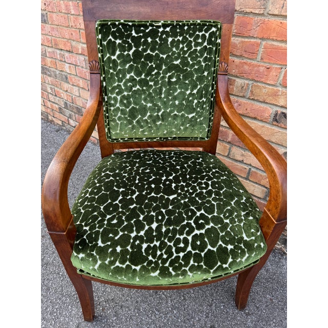 Traditional 19th Century French Empire Style Chair For Sale - Image 3 of 9