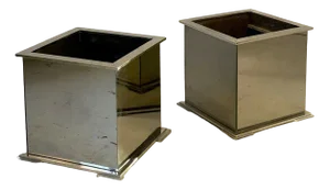 Flower Planters attributed to Guy Lefevre for Maison Jansen, 1970s, Set of 2
