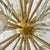 Gold Large Sputnik Snowball Brass and Crystal Chandelier attributed to Emil Stejnar for Rupert Nikoll, Austria, 1960s For Sale - Image 8 of 9
