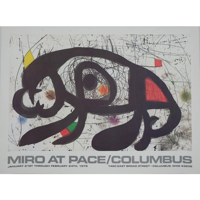 Pace Columbus Poster after Joan Miro For Sale - Image 5 of 5