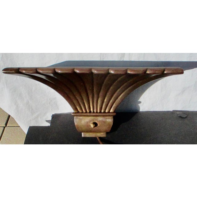 1979 Bronze Uplighter Sconces by Chapman - A Pair of 2 For Sale - Image 10 of 18