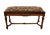 Long Rectangular Walnut Bench, 1910s For Sale
