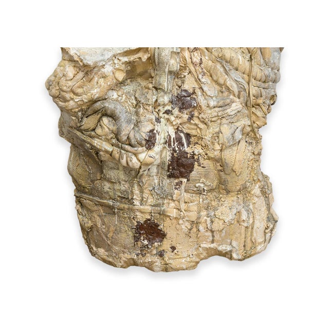 A contemporary stoneware ceramic sculpture. This striking torso form exemplifies Larocque's celebrated fusion of...