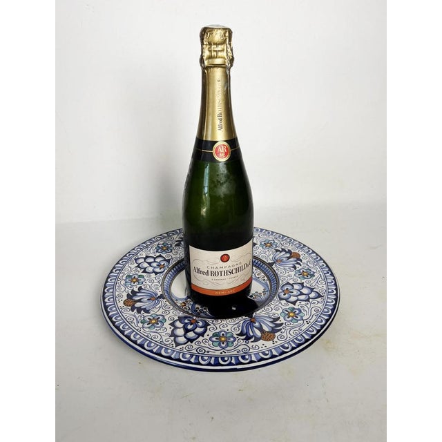 Vintage Ceramic Plates, France, Set of 2 For Sale - Image 3 of 15