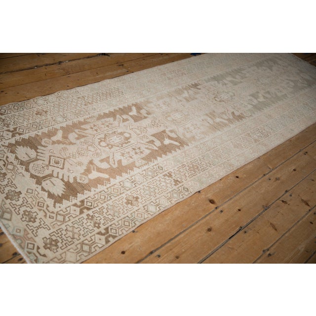 Vintage Distressed Hamadan Rug Runner - 3'4" x 9'4" For Sale - Image 10 of 12