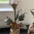 Early 20th Century Antique French Tole Flowers in Pottery Urns- Pair For Sale - Image 5 of 9