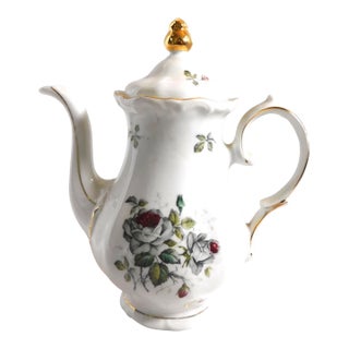 1950s Winterling Teapot in Bavarian Rose For Sale