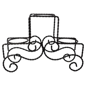 Mid-Century French Plant Holder Wrought Iron, 1960s