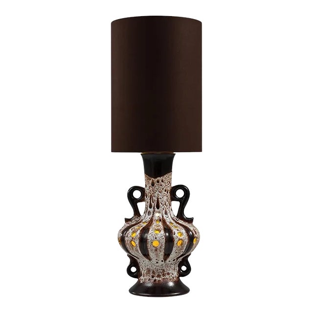 20th Century German Ceramic Table Lamp For Sale