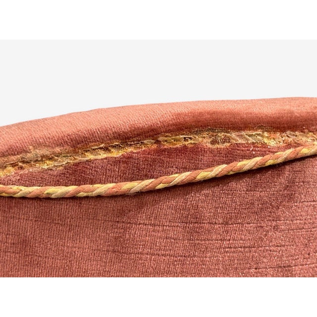 Swedish Modern, Traditional Slipper Chairs, Pink Velvet, Wood, Sweden, 1950s For Sale - Image 14 of 15