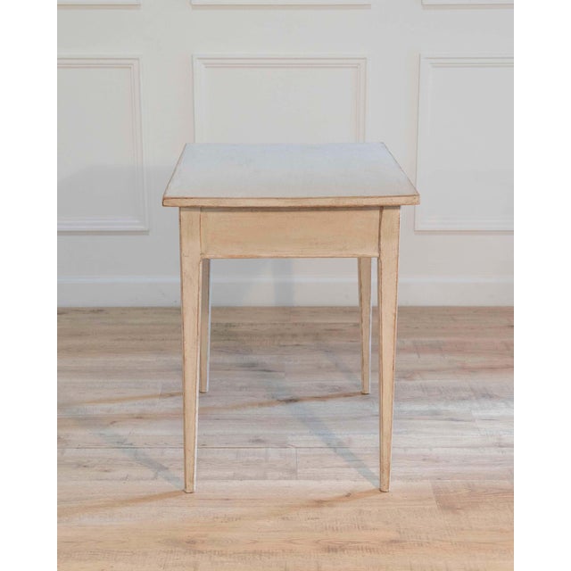 19th Century 19th Century Swedish Desk, Painted Wood, Antique Design, Circa 1890 For Sale - Image 5 of 8