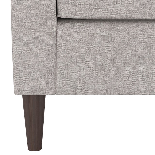 Armchair In Aiden Platinum