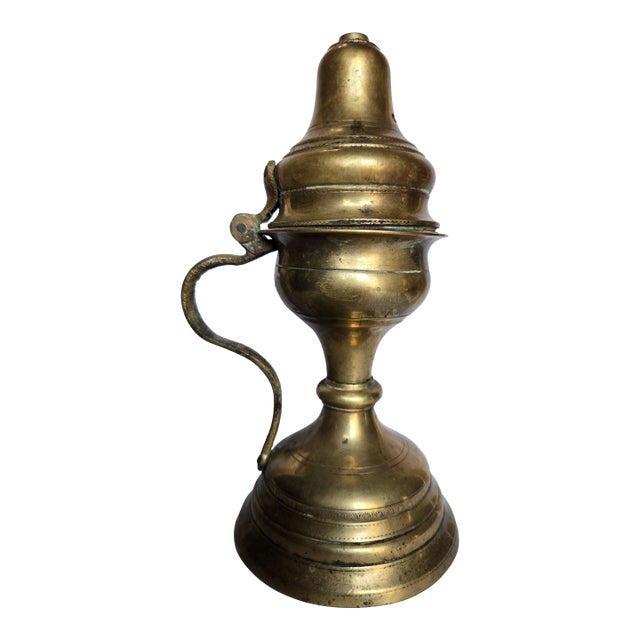 18th Century Italian Brass Incense Burner For Sale