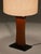 Mid-Century Modern Italian Teak Table Lamp, 1970s, in Very Good conditions. Designed 1970 to 1979 European Plug (up to...