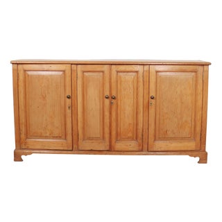 19th Century English Pine Dresser Base For Sale
