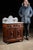 Antique Victorian commode washstand. Crafted from walnut, this piece hearkens back to a time of American craftsmanship in...