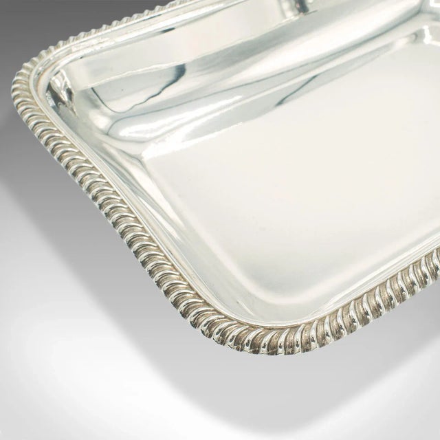 Late 19th Century 1900s Antique Victorian English Silver Plate Bonbon Dish For Sale - Image 5 of 8