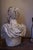 Sculpture of a Bust in Biscuit Porcelain, 1940s For Sale - Image 3 of 13