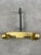 Vintage French Louis XVI Brass Andirons With Acorn Finials & Swag Detail, a Pair For Sale - Image 9 of 9