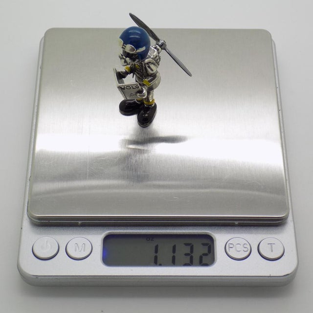 Vintage Italian Sterling Silver Gyro Gearloose Figurine, Tuscany, Italy, 1980s For Sale - Image 11 of 13