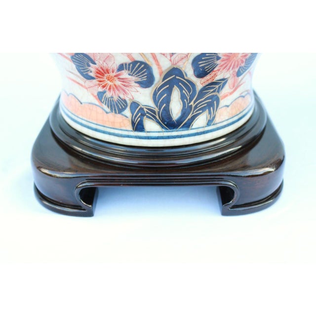 Late 20th-Century Wildwood Japanese Imari Porcelain Ginger Jar Table Lamps, a Pair For Sale - Image 17 of 18