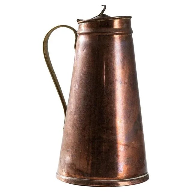 Antique French Copper Jug For Sale - Image 11 of 11